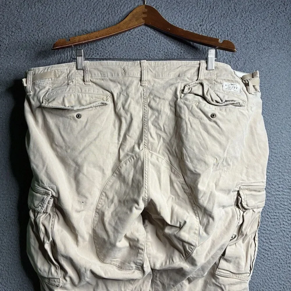 Polo Ralph Lauren Cargo Pants Size 46B Utility Paratrooper Adjustable Waist Army